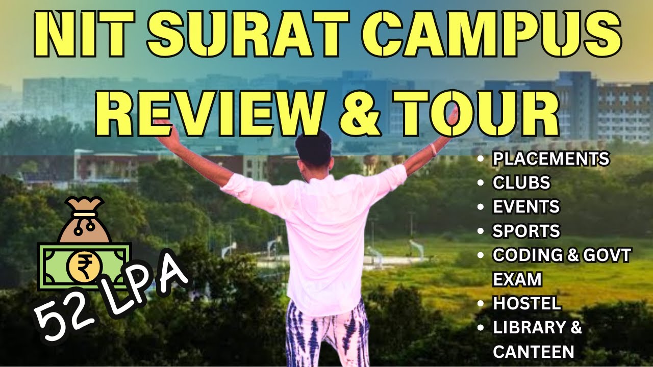 SVNIT SURAT CAMPUS REVIEW & TOUR | #svnit #nit #nitsurat