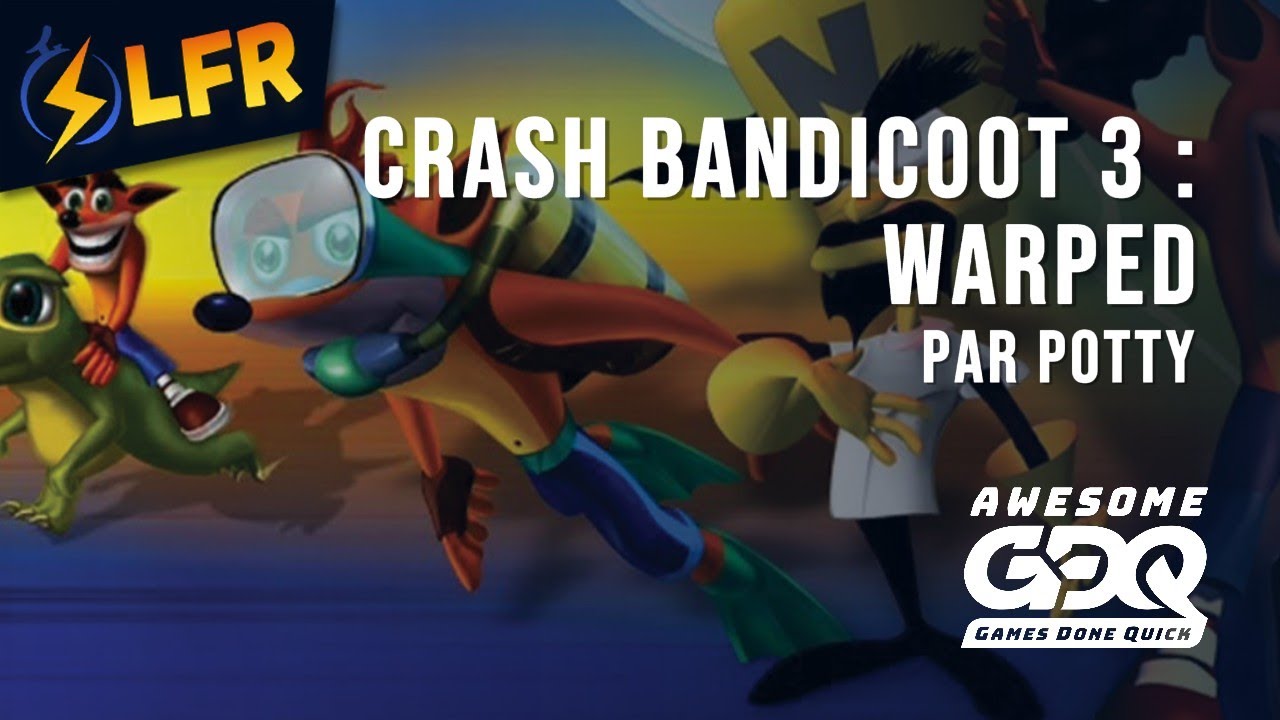 Crash Bandicoot 3: Warped en 44:30 (Any% (No Item Glitch)) [AGDQ2026]