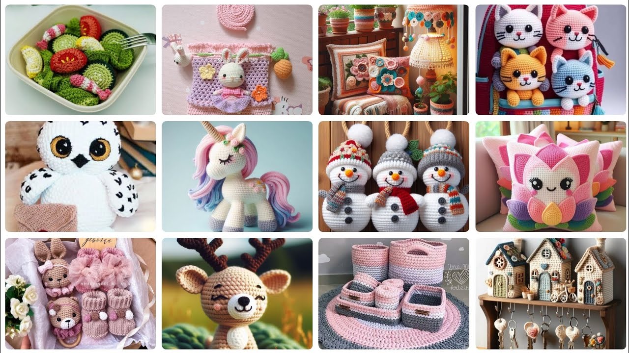Outstanding new hand crochet pattern ideas for home decor 