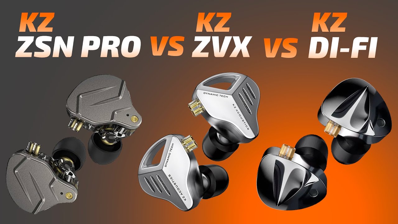 QUAL O MELHOR?  KZ Di-Fi vs ZVX vs ZSN PRO
