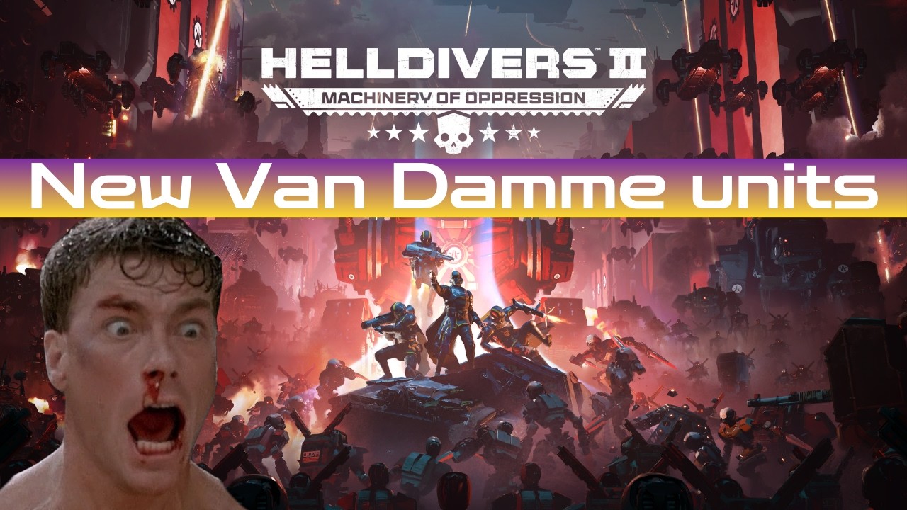 HELLDIVERS 2 CYBERSTAN WAR NEW!!!! VAN DAMME UNITS