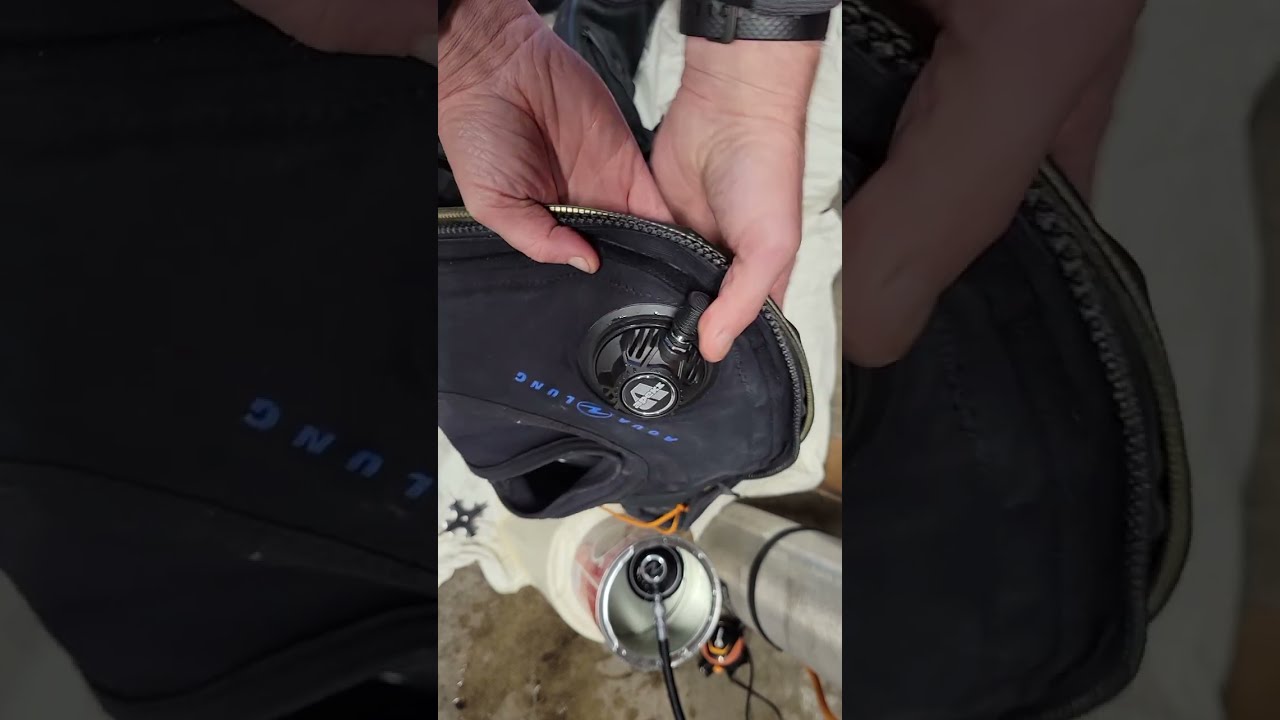 Replacing your Drysuit inflator valve