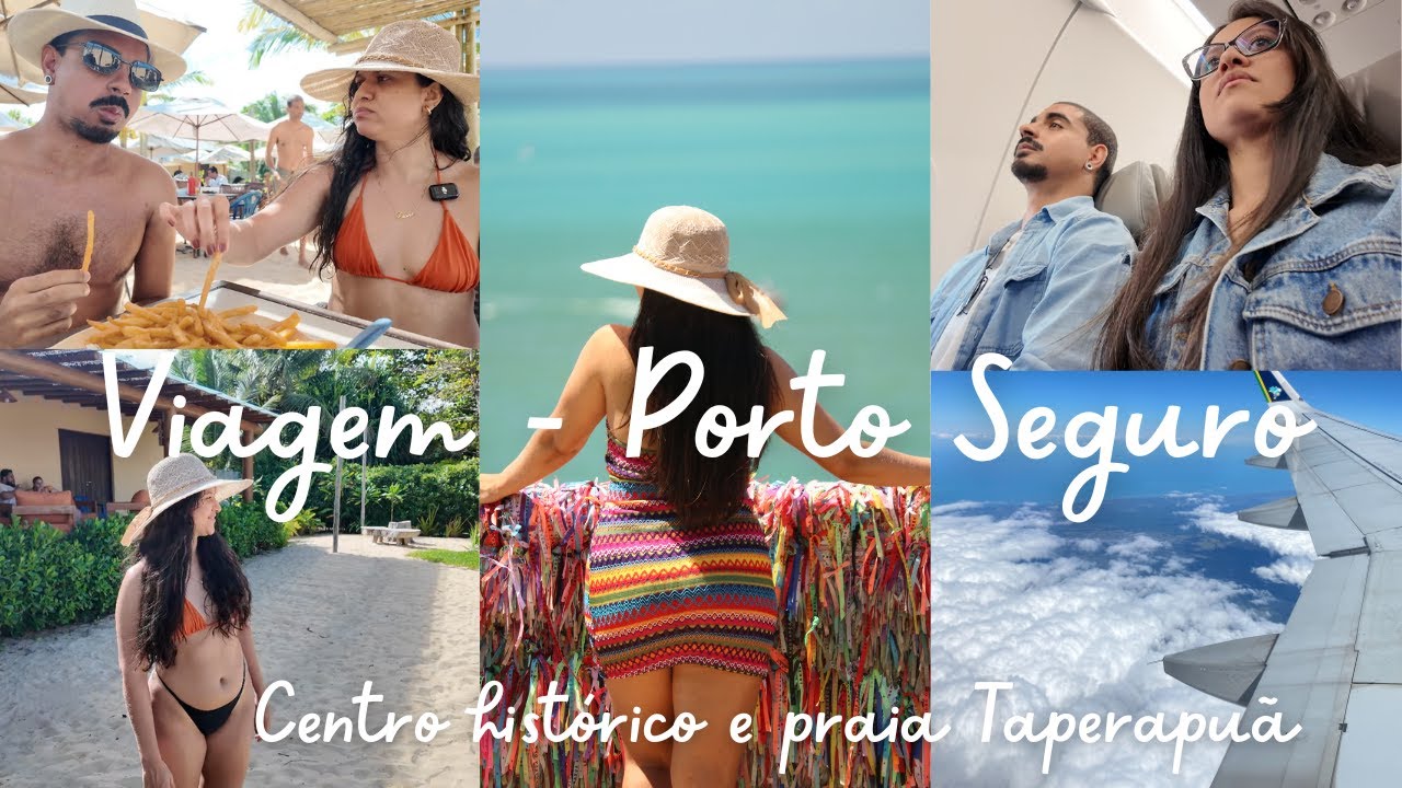 VLOG DE VIAGEM - Do interior para Porto Seguro/BA, nossa primeira grande viagem juntos!