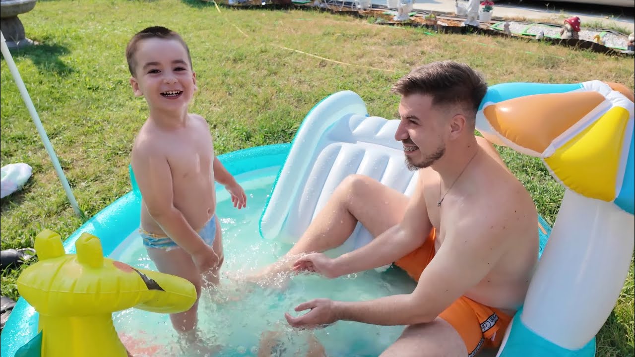 I-am montat piscina la Grasan!!