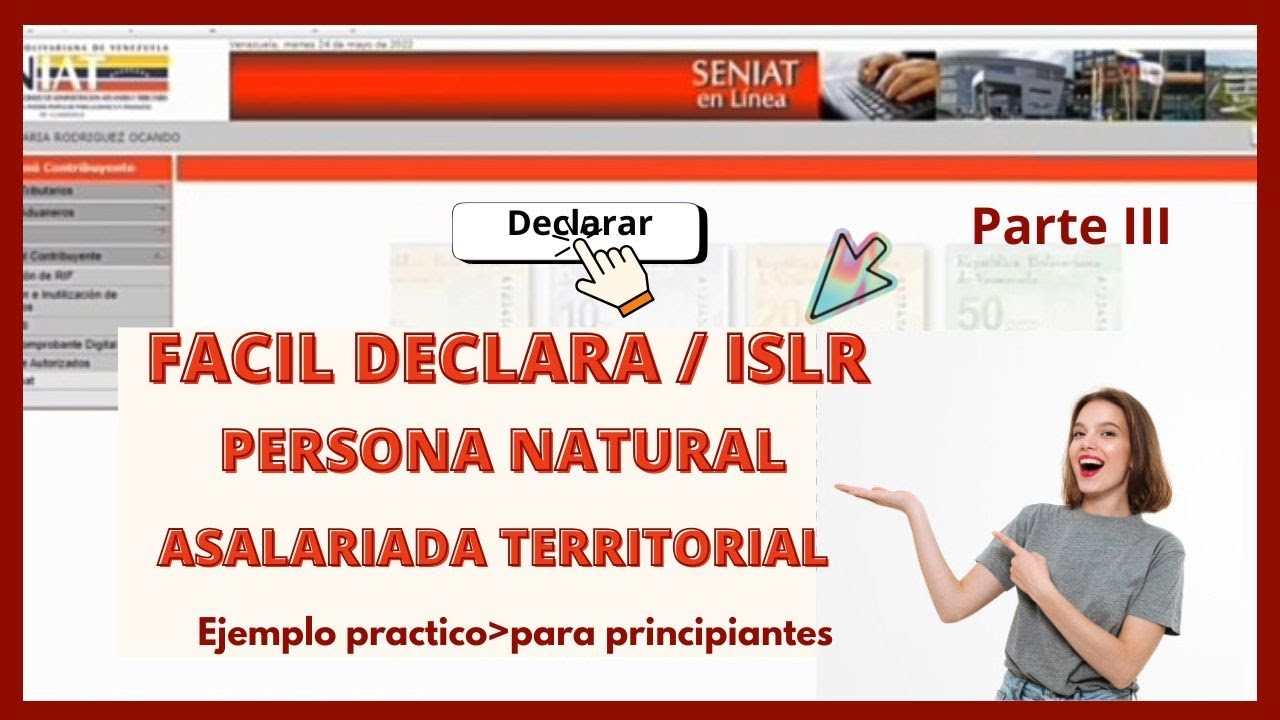 Declarar ISLR persona natural asalariada 2025🇻🇪
