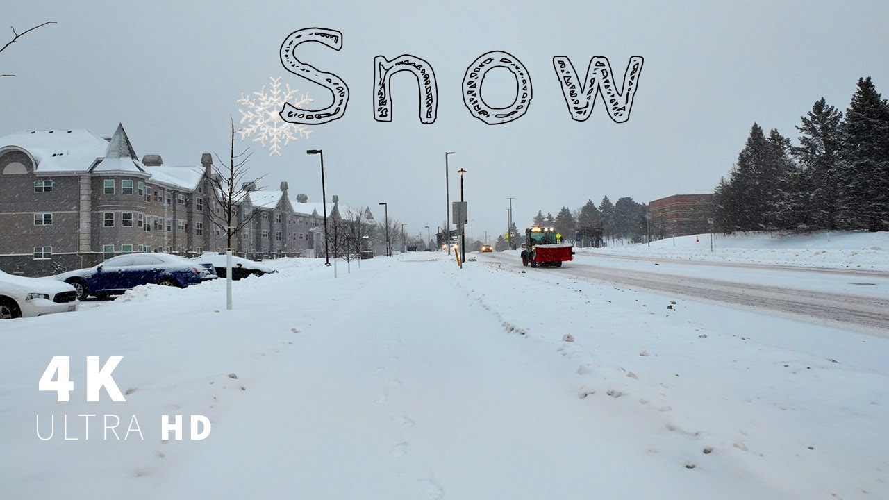A Winter Walk in the Snow ❄️ | 4K UHD