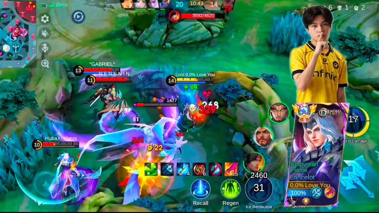Gameplay Lancelot Tips & Tric Main Rusuh -Mobile Legends