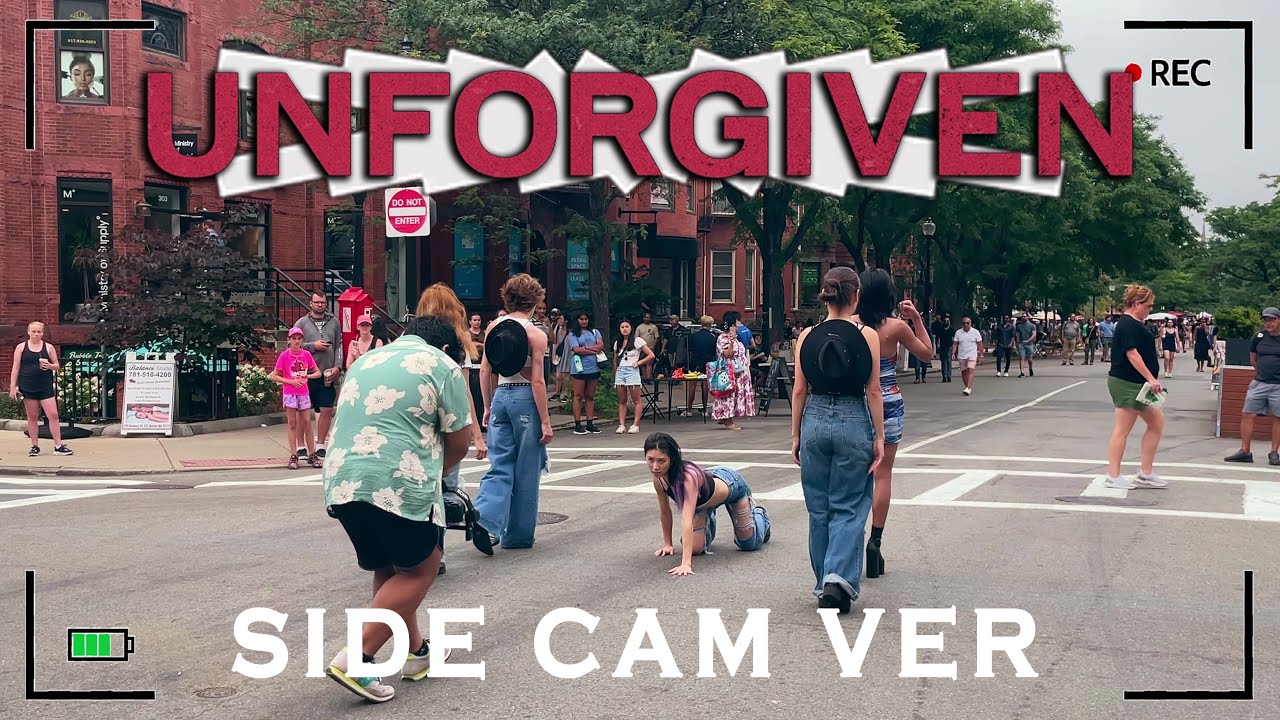 [KPOP IN PUBLIC - Side Cam] LE SSERAFIM (르세라핌) - 'UNFORGIVEN' | Full Dance Cover by HUSH BOSTON