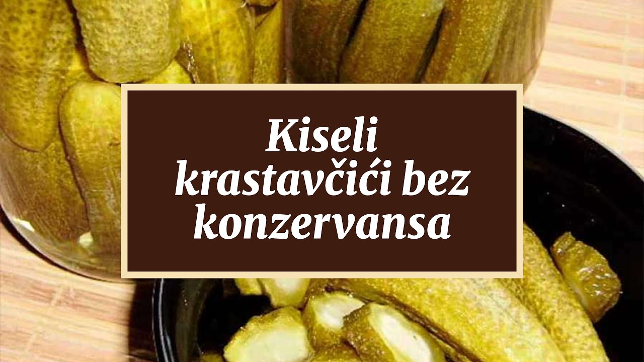 Kiseli krastavčići bez konzervansa