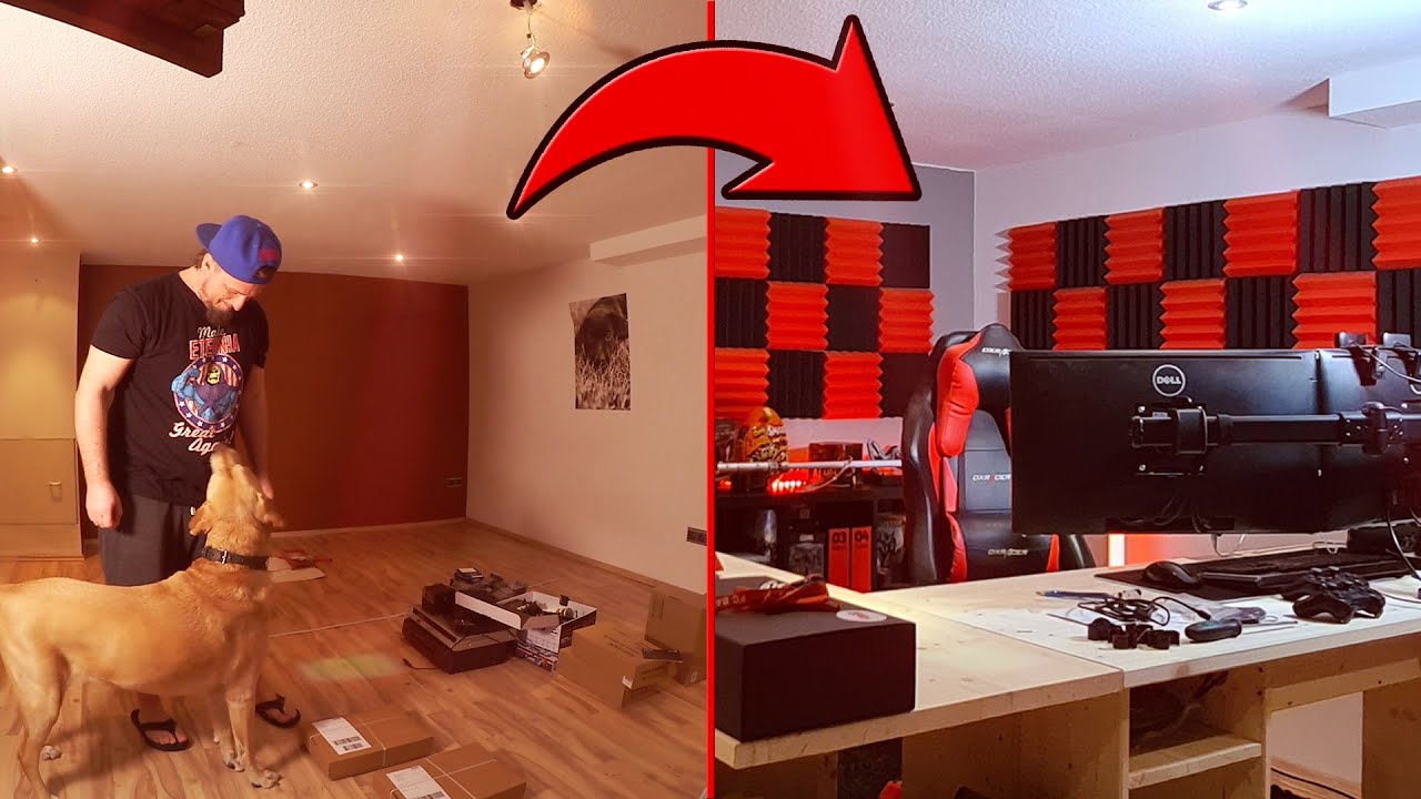 mein neuer GAMING ROOM