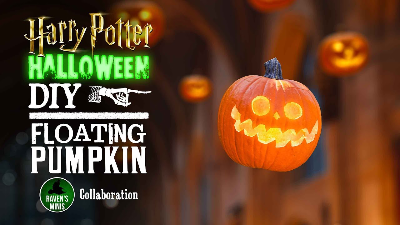 Плавающие тыквенные фонари из Большого зала 👻🎃 Совместная работа с @RavenCreationsStudio!