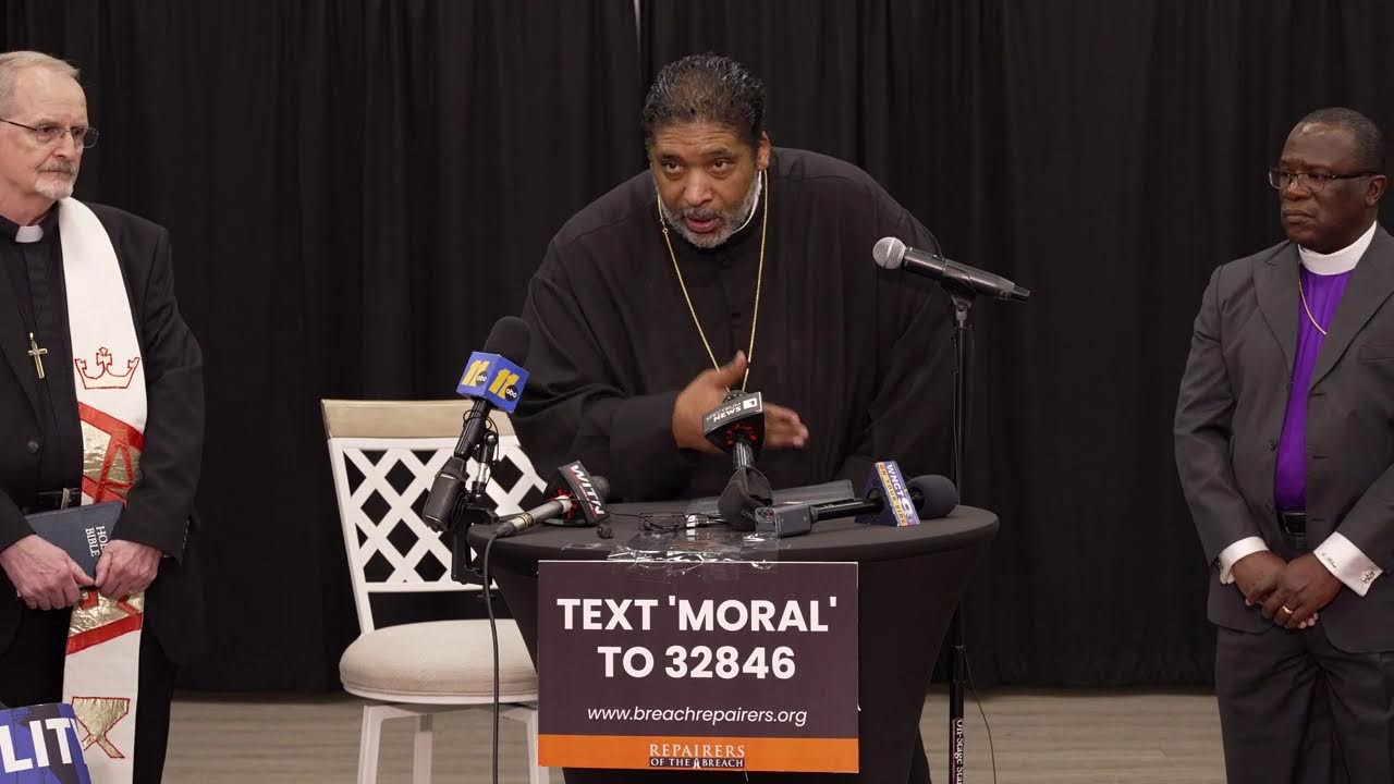 Press Conference: Bishop Barber Addresses Greenville AMC Theatre Calling Police to Remove Him for In