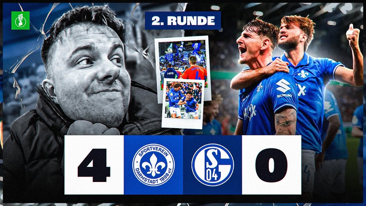 KLATSCHE & POKAL AUS 💔 Darmstadt 98 vs Schalke 04 STADION VLOG 🏟
