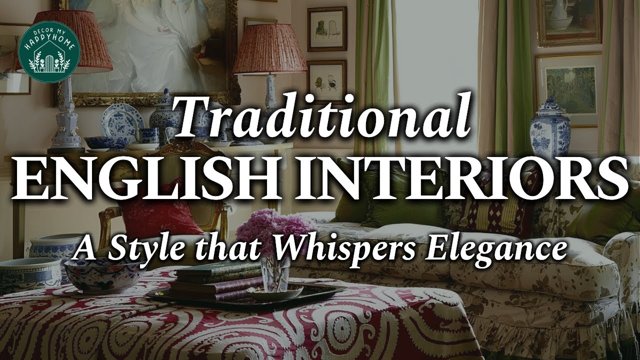 Exploring Traditional ENGLISH INTERIORS: A Design That Pays Homage to the Grace of History & Comfort