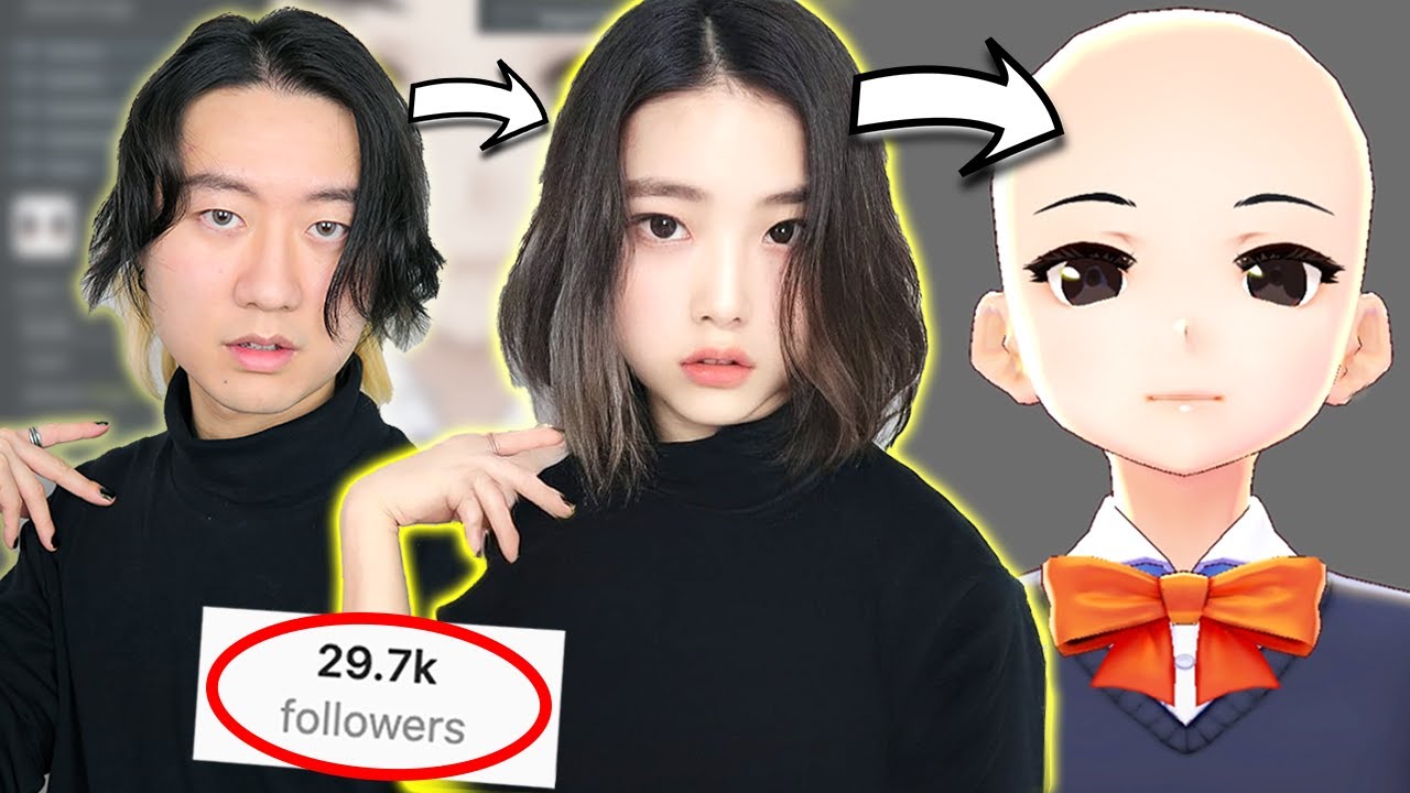 Turning my Fake Beauty Influencer Identity into a Vtuber