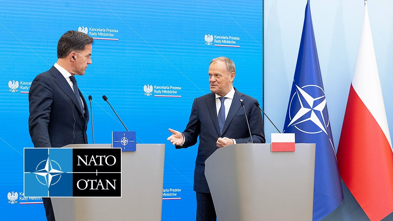 NATO Secretary General with the Prime Minister of Poland 🇵🇱 Donald Tusk, 26 MAR 2025