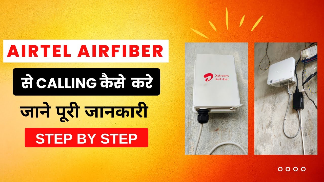 Airtel Airfiber Se Call Kaise Kare | Airtel Airfiber Me Calling Kaise Kare | Airtel Airfiber