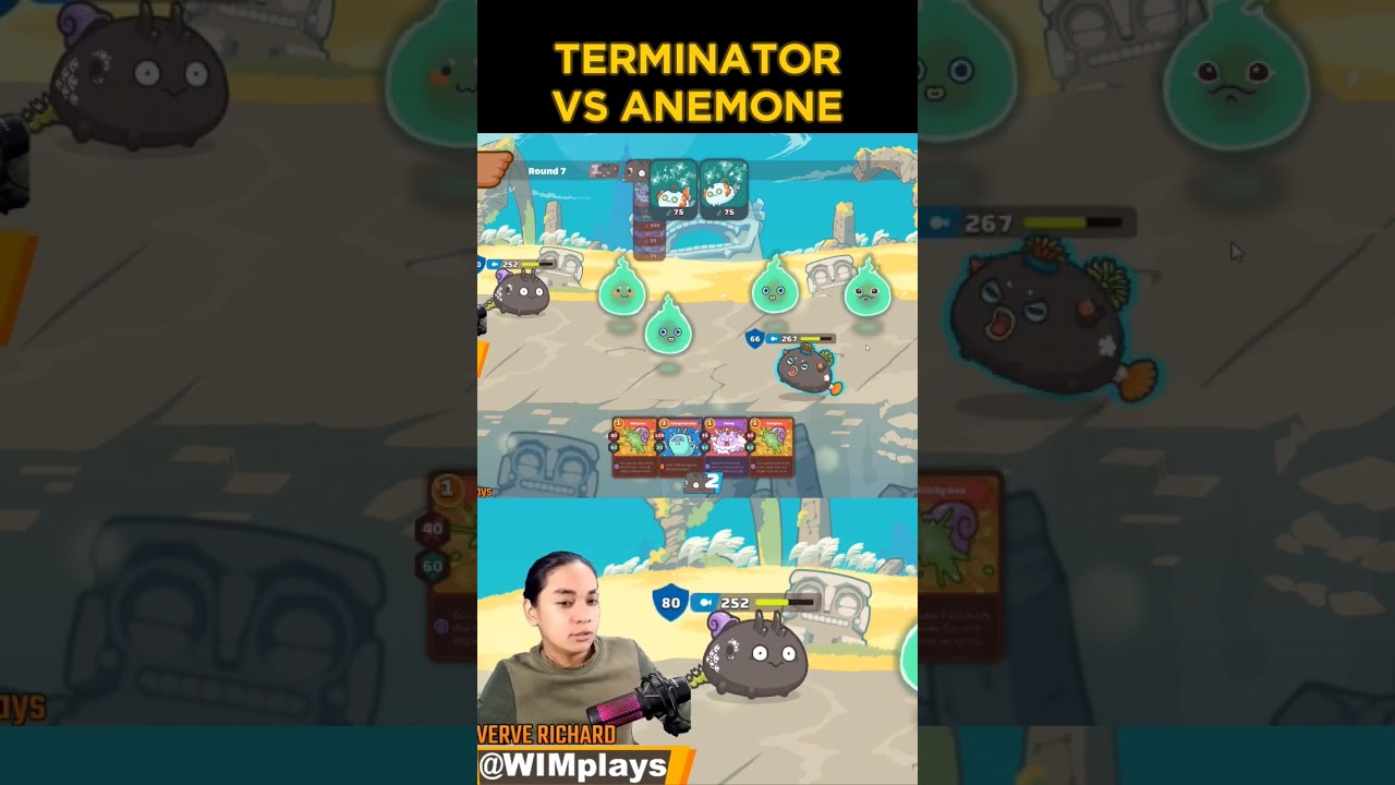 Terminator vs Anemony #gaming #gamingclips #gamingph #Axie #AxieInfinity #Terminator #Mech #shorts