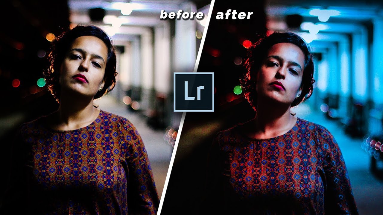 Lightroom Tutorial How to create dual tone effect // portrait light effects  in Lightroom 2018