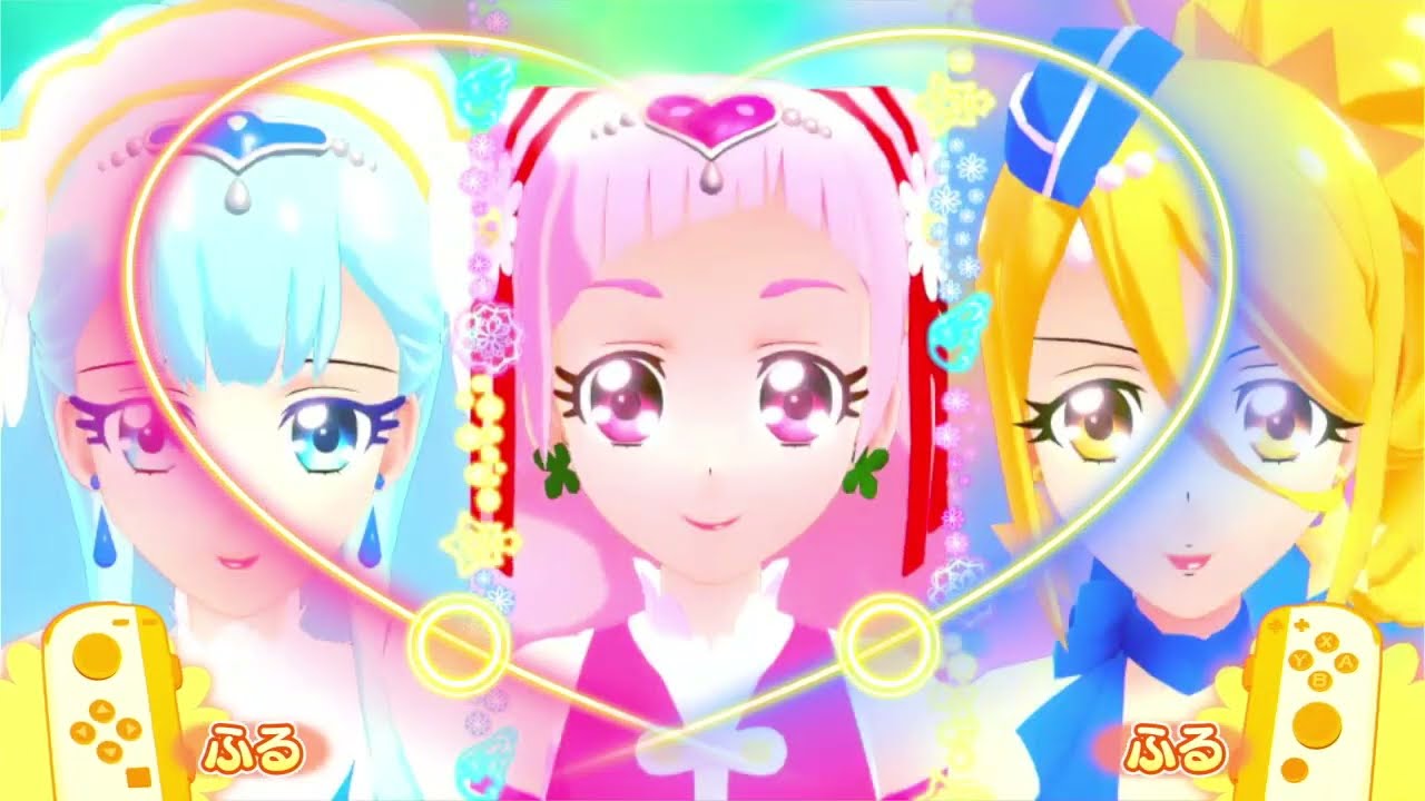 Nari Kids HUGtto Precure- Oshimada Fight Minigame Showcase