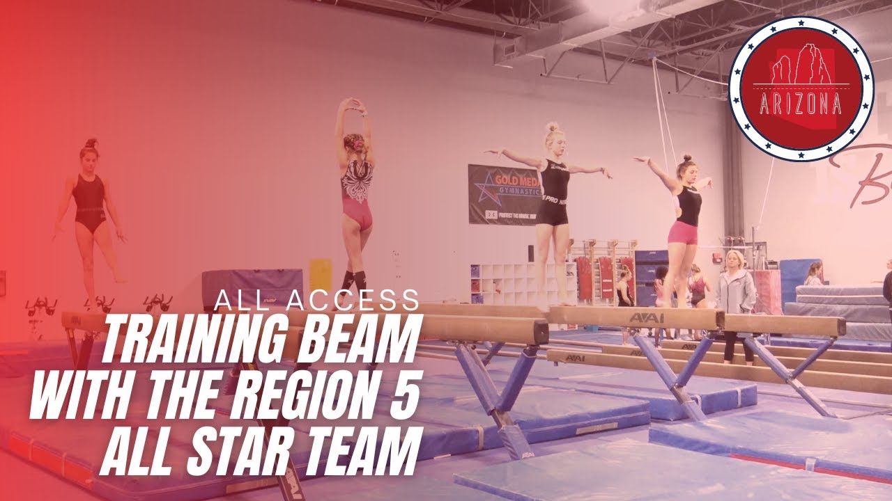 All Access: Full Balance Beam Training Session with the Region 5 All Star Team | R5 All Star Trip