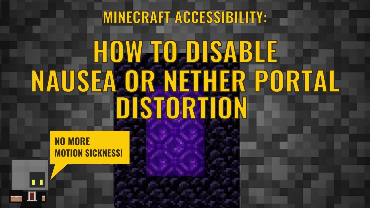 How to Disable Distortion Effects In Minecraft | Accessibility for Photosensitivity