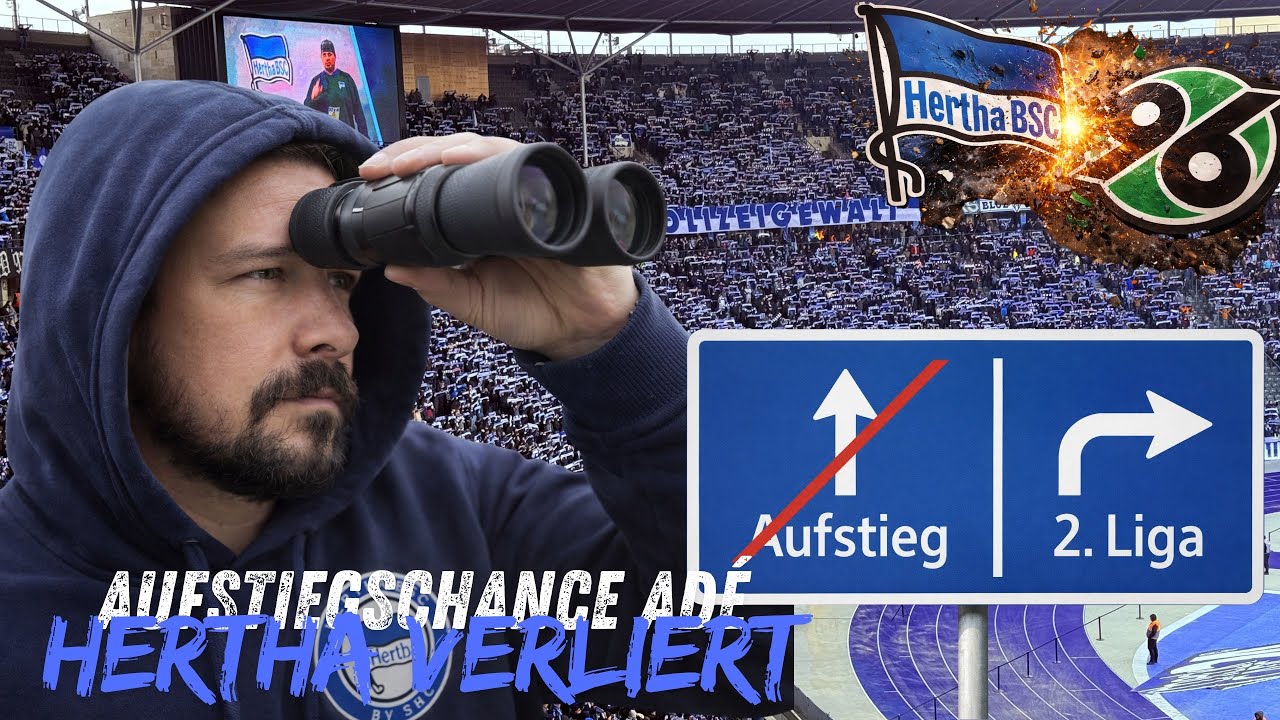 😱 HERTHA VERSPIELT DEN AUFSTIEG! / Hertha BSC vs Hannover 96 /Stadionvlog FANPRIMUS