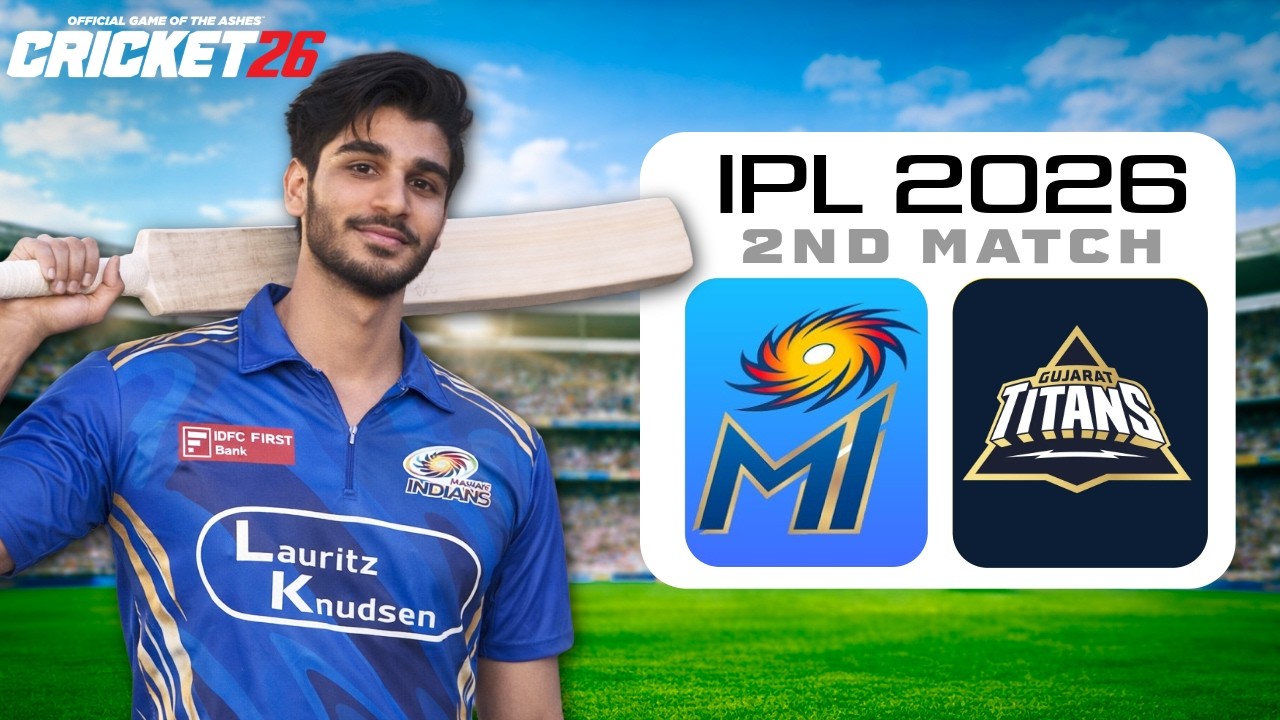 I Finally WON My First IPL Match 😭🏆 | Cricket 26 | MI vs GT
