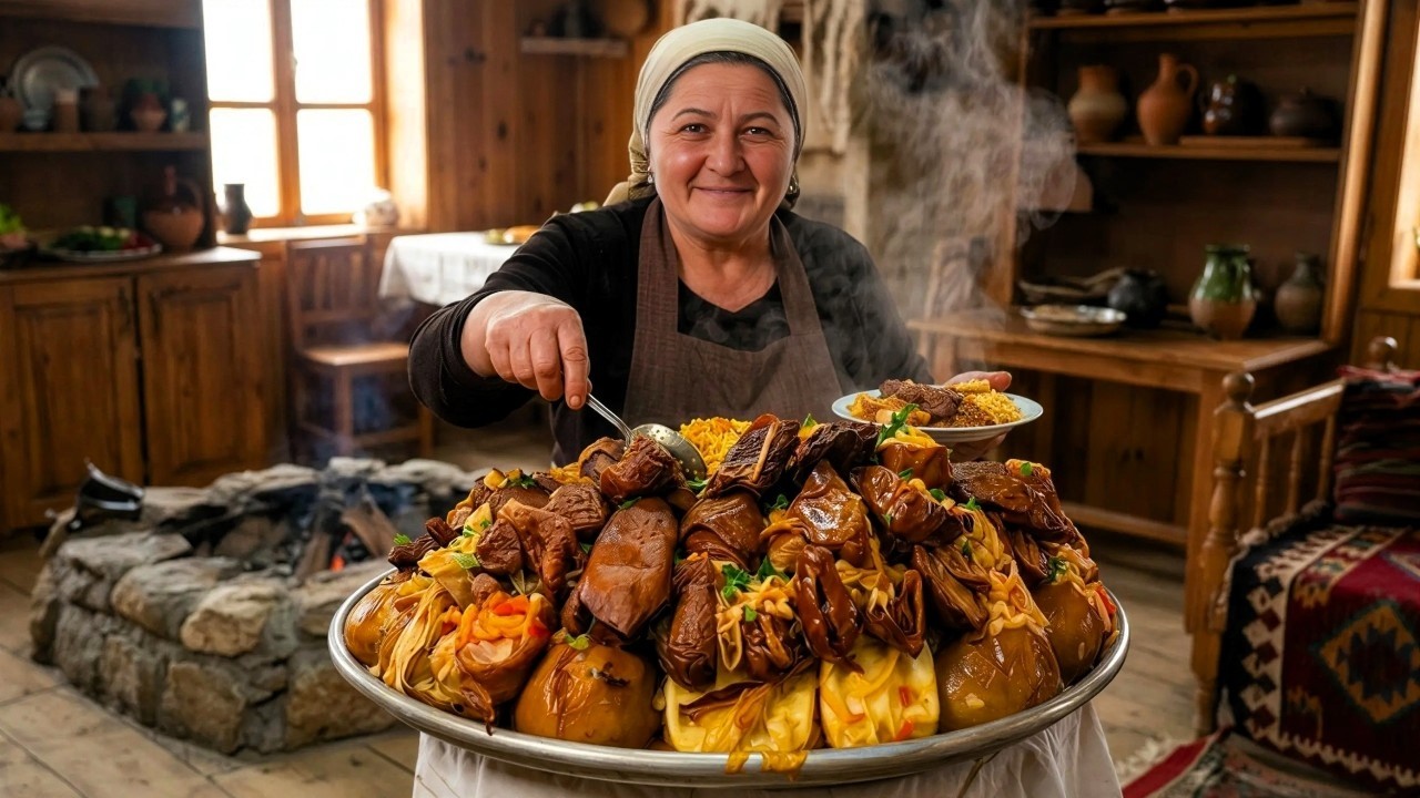 AZERBAIJAN Rural Life | Grandma's Traditional Novruz Bayram Celebration