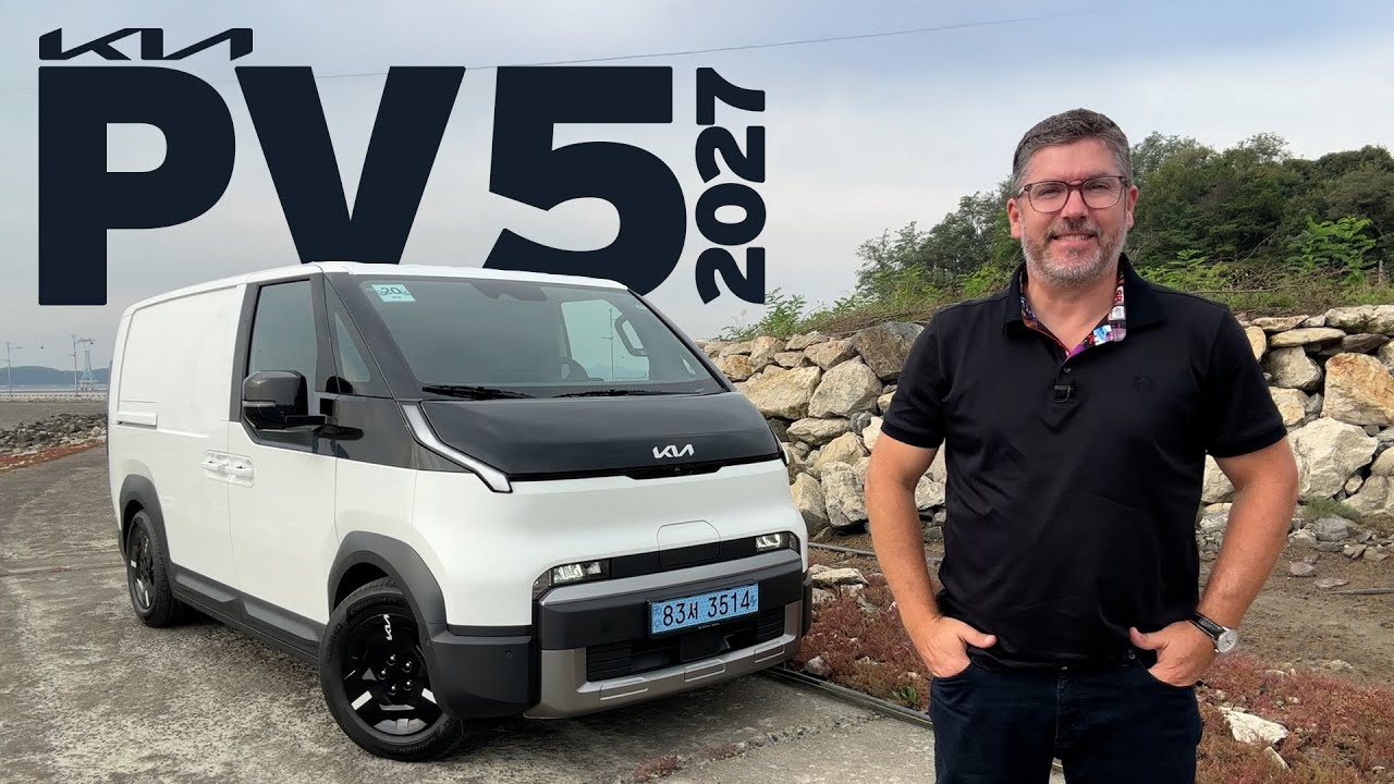Premier essai de la Kia PV5 2027.