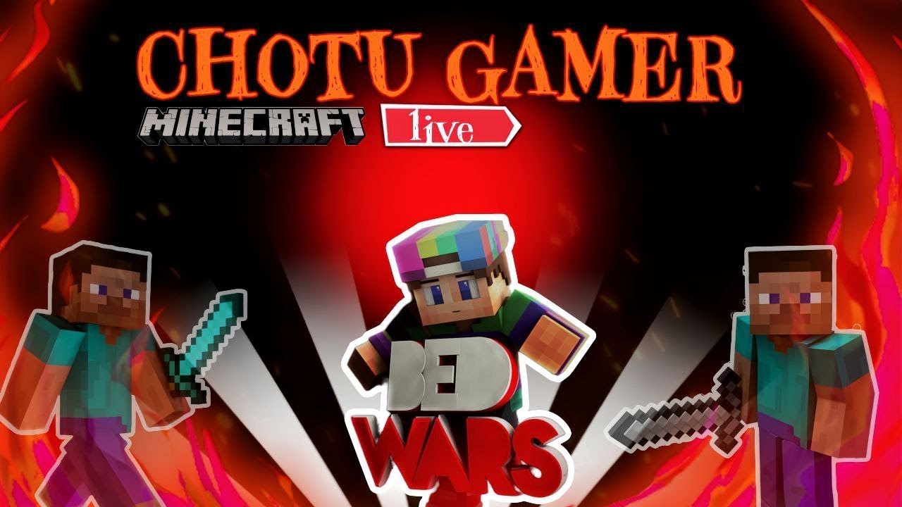 Minecraft Bedwars Live 🔴 | Clutch Plays & Chill Gameplay | Hindi #ChhotuGamers