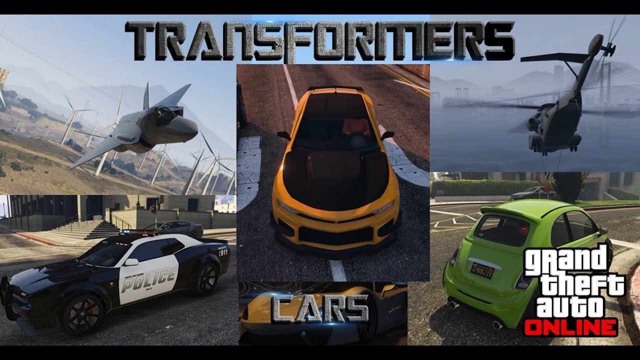 Transformers cars in GTA Online  - Update #1 Collection, builds, and alternatives