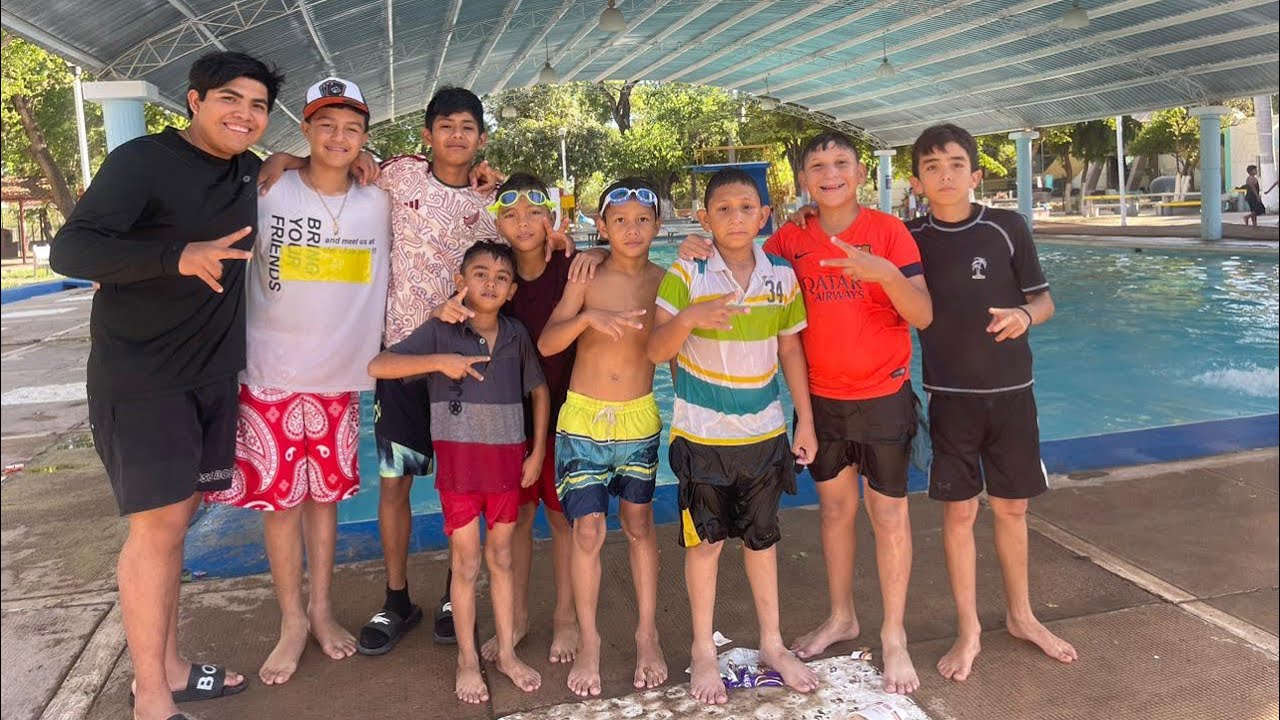 CHAPUZÓN Y DIVERSIÓN EN LAS ALBERCAS 🏊‍♂️🌊 CON LOS SOÑADORES 🚀🔥/Ponchuelas arce