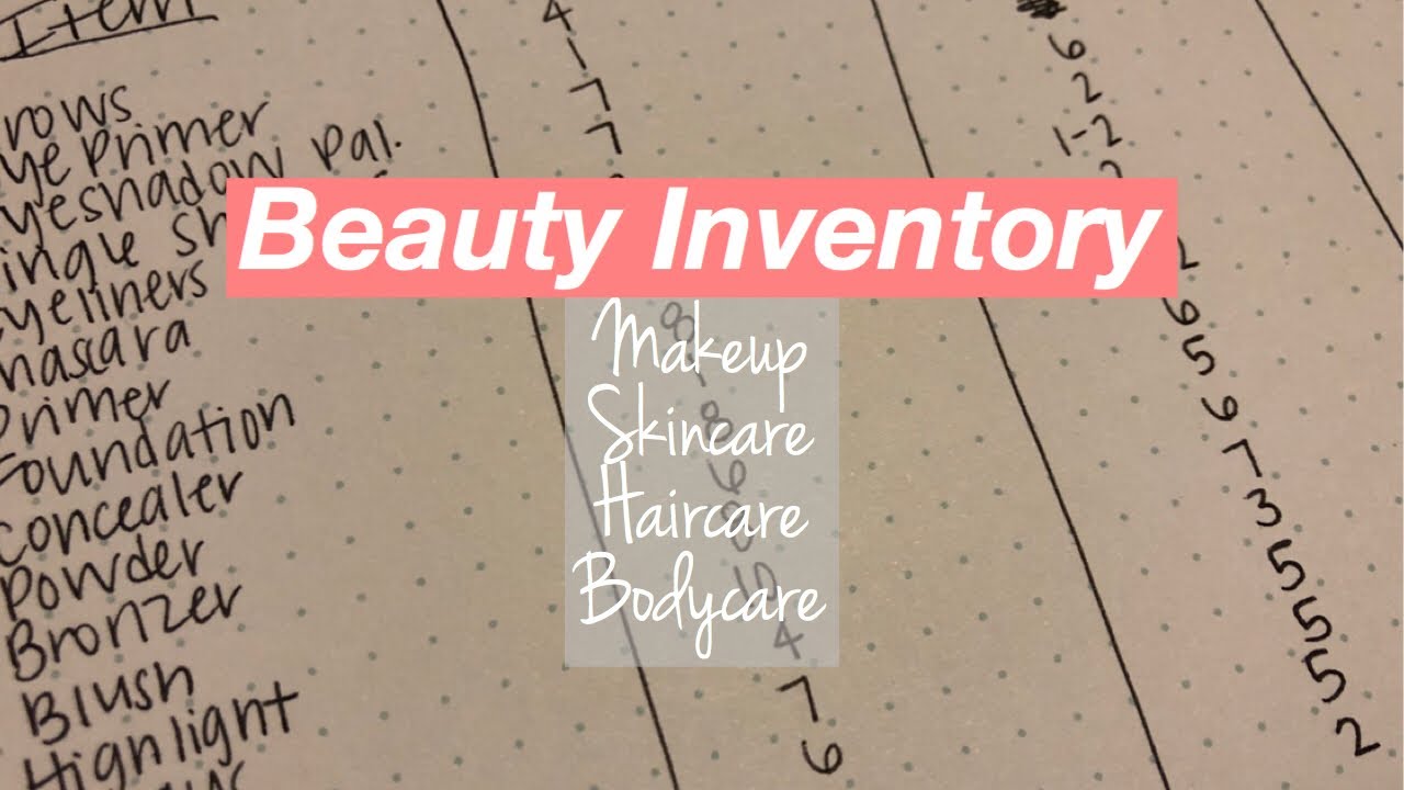 BEAUTY INVENTORY | MAKEUP, SKINCARE, HAIRCARE, BODYCARE