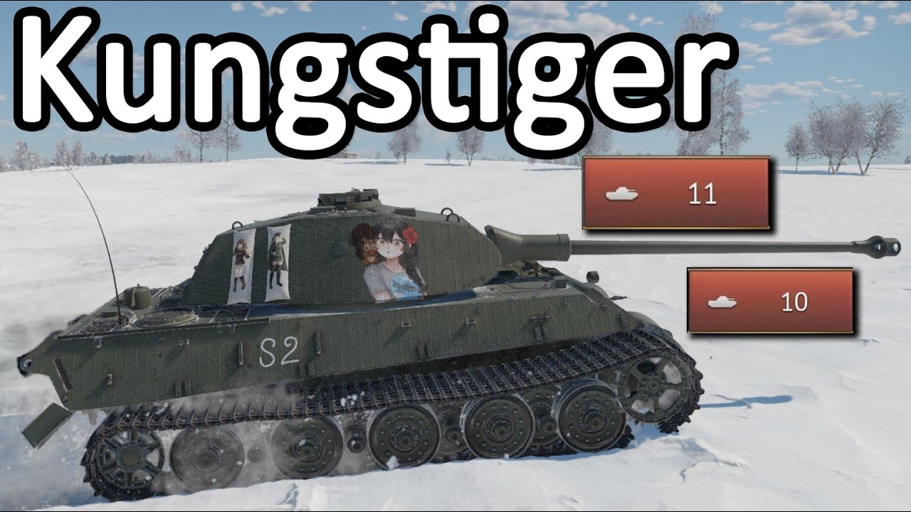 Kungstiger "Northern King" Battle Pass reward - AB gameplay War Thunder