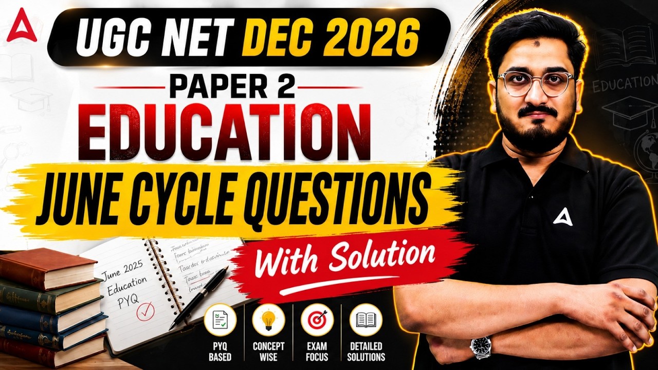 UGC NET Education Paper 2 | UGC NET Education Question Paper 2026 By Masroor Sir