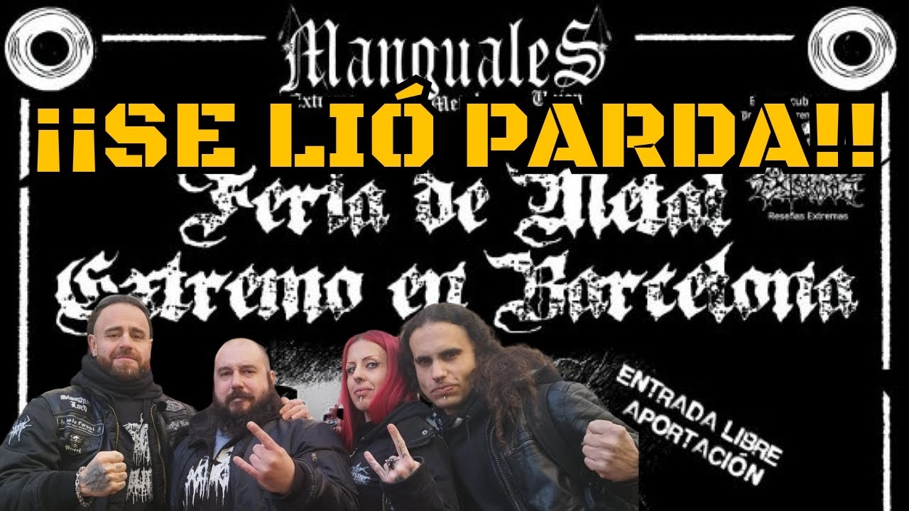 FERIA del DISCO EXTREMO de BARCELONA (CRÓNICA de una LOCURA) - metal extremo en español