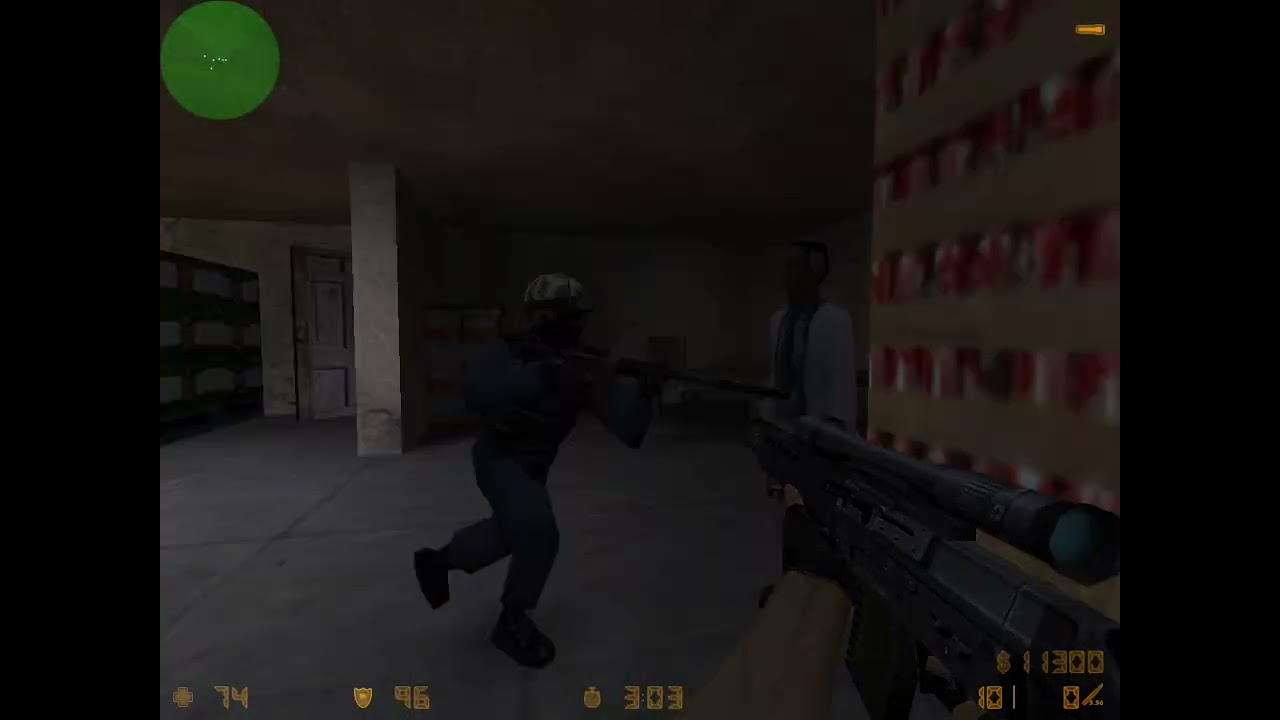 COUNTER STRİKE 1.6 GamePlay EXPERT BOT MAP CS MİLİTİA