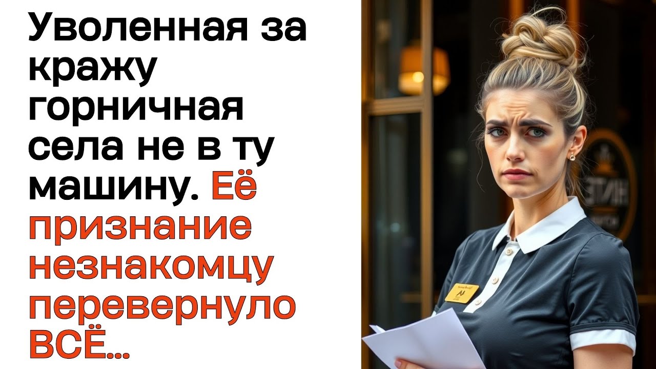 Уволенная за кражу горничная  села не в ту машину. Её признание незнакомцу перевернуло ВСЁ...