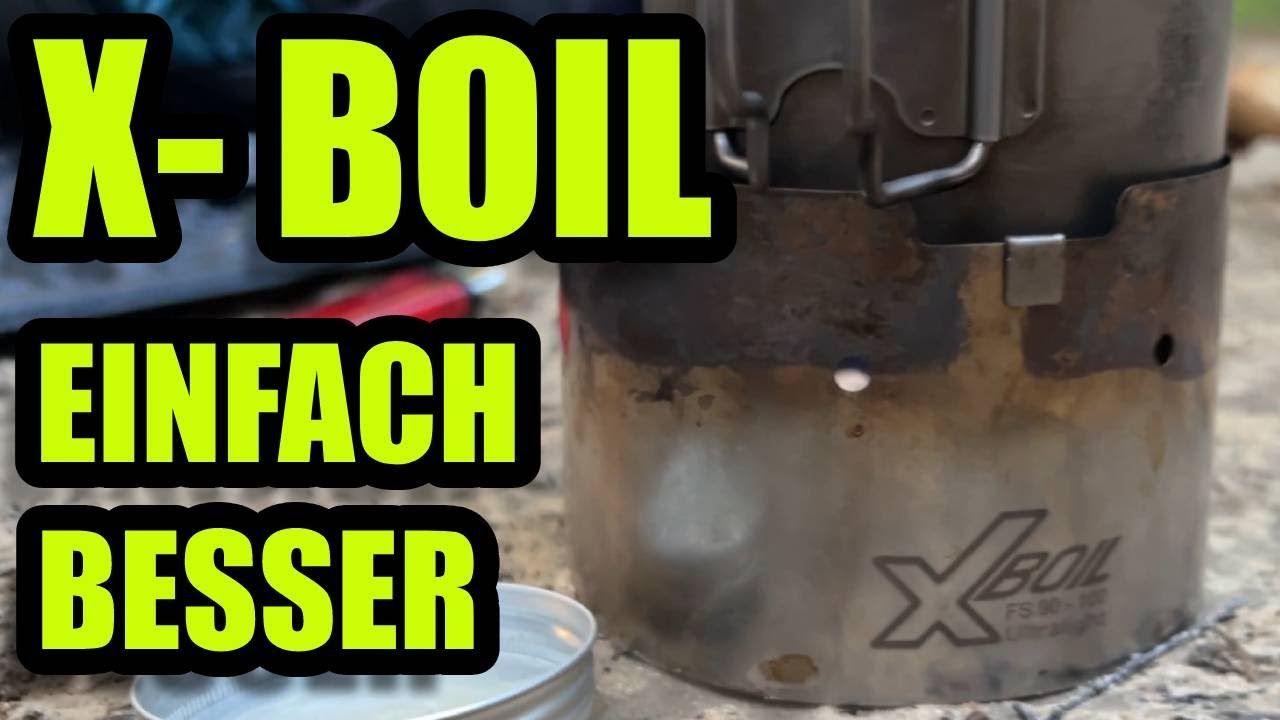X Boil der beste Spirituskocher für Bushcraft, Camping, Wanderungen und Biketour Abenteuer.