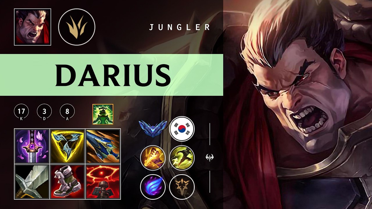 Darius Jungle vs Lee Sin - KR Diamond Patch 26.05