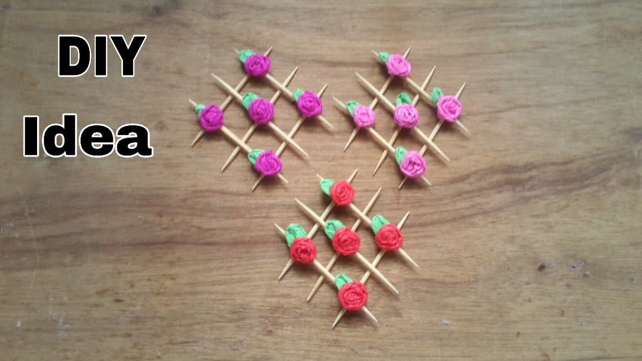 DIY toothpick art /DIY craft idea/How to make toothpick wall art/Arts and craft
