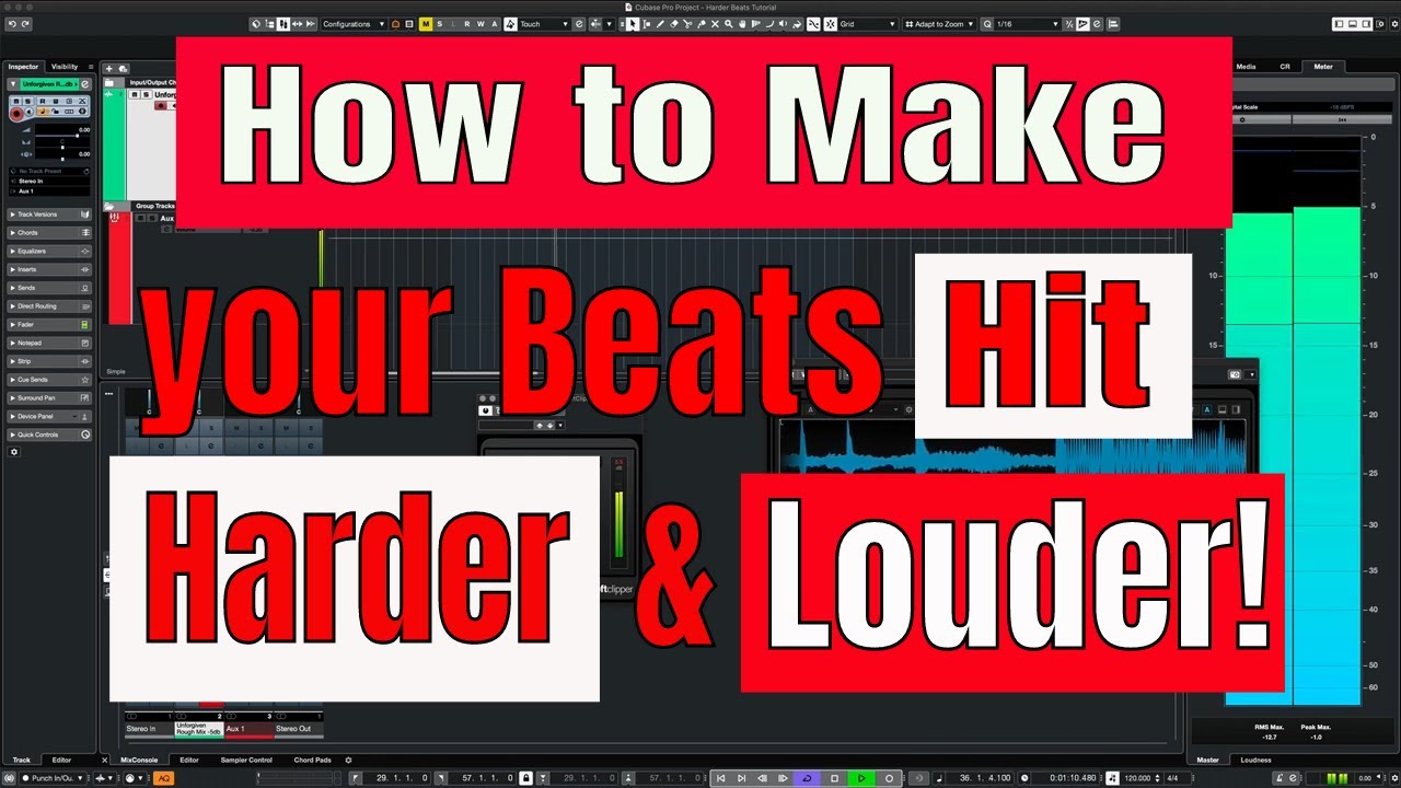 How to Make your Beats Hit Harder - Cubase Tutorial