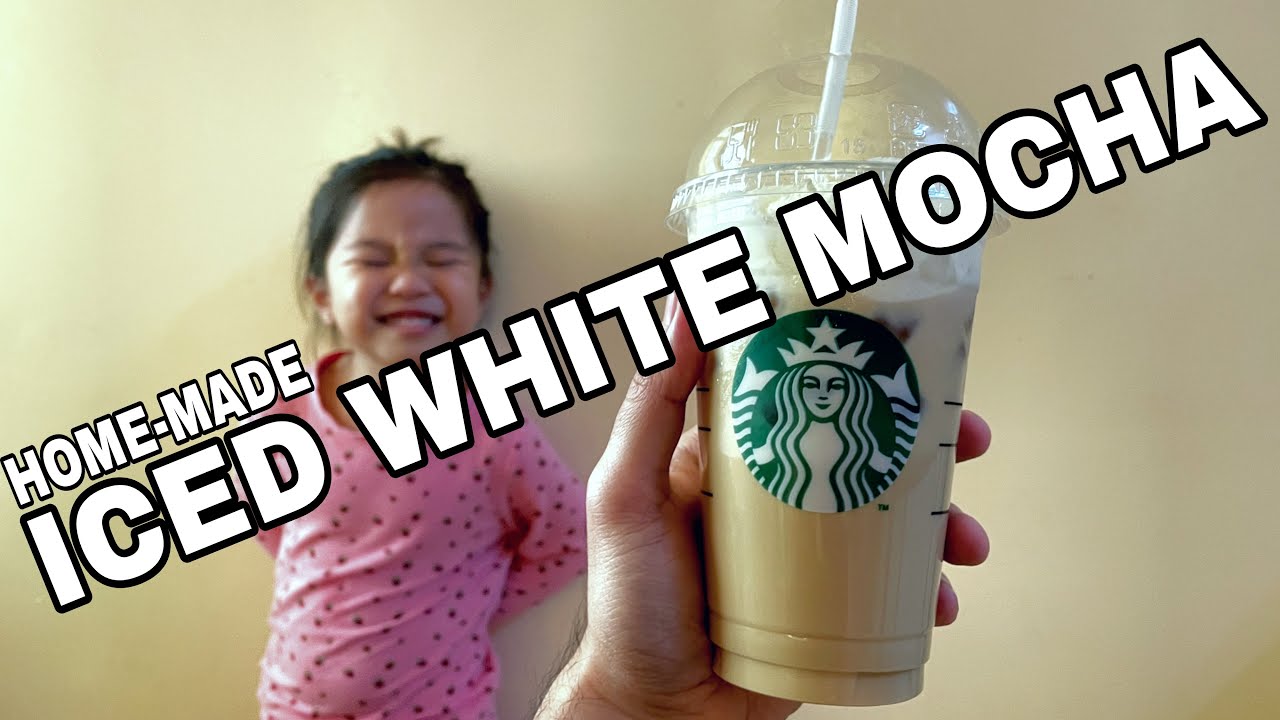 HOME-MADE ICED WHITE MOCHA ala STARBUCKS