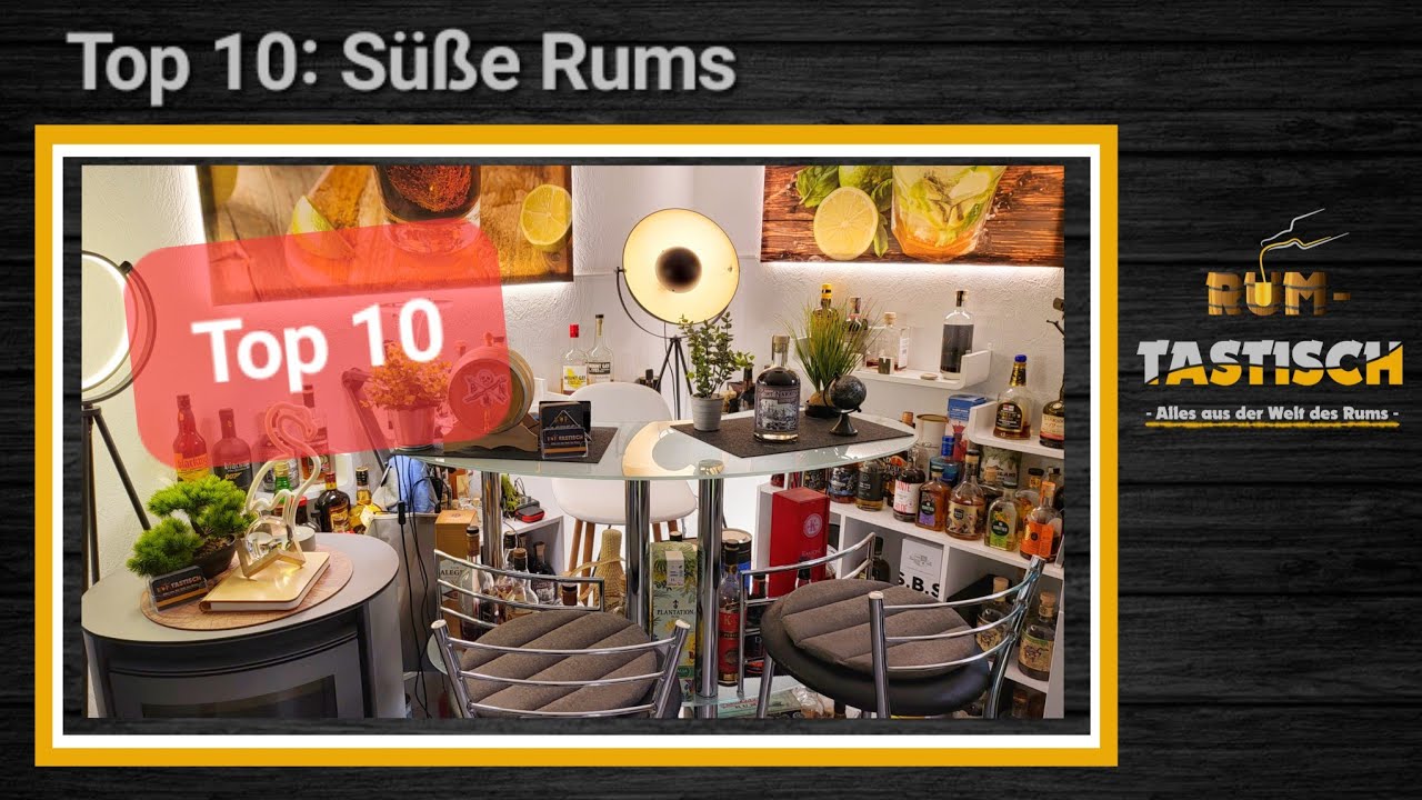 Top 10 Rums: S&uuml;&szlig;e Rums (lange Version*) 🥃 Meine & Eure Top Rums im Stream