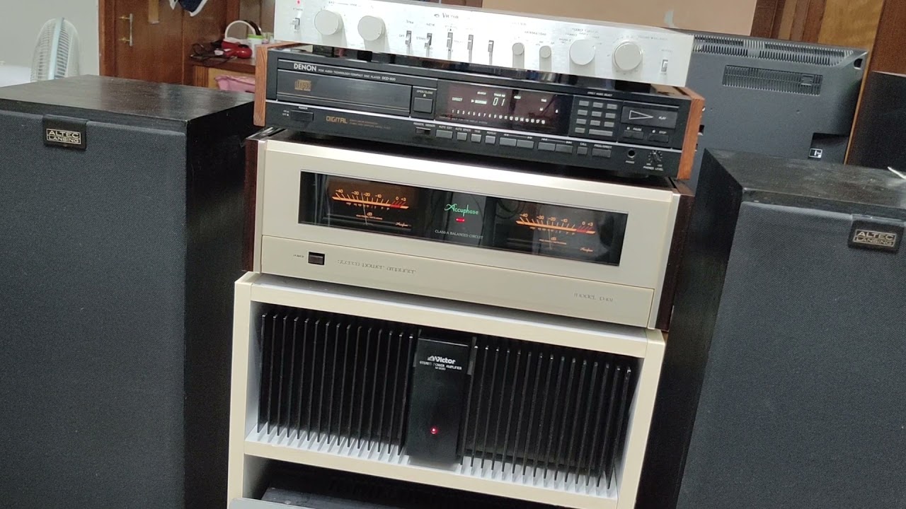 victor p3030前級 ＋  Accuphase P-102後級＋Altec a100揚聲音 測試