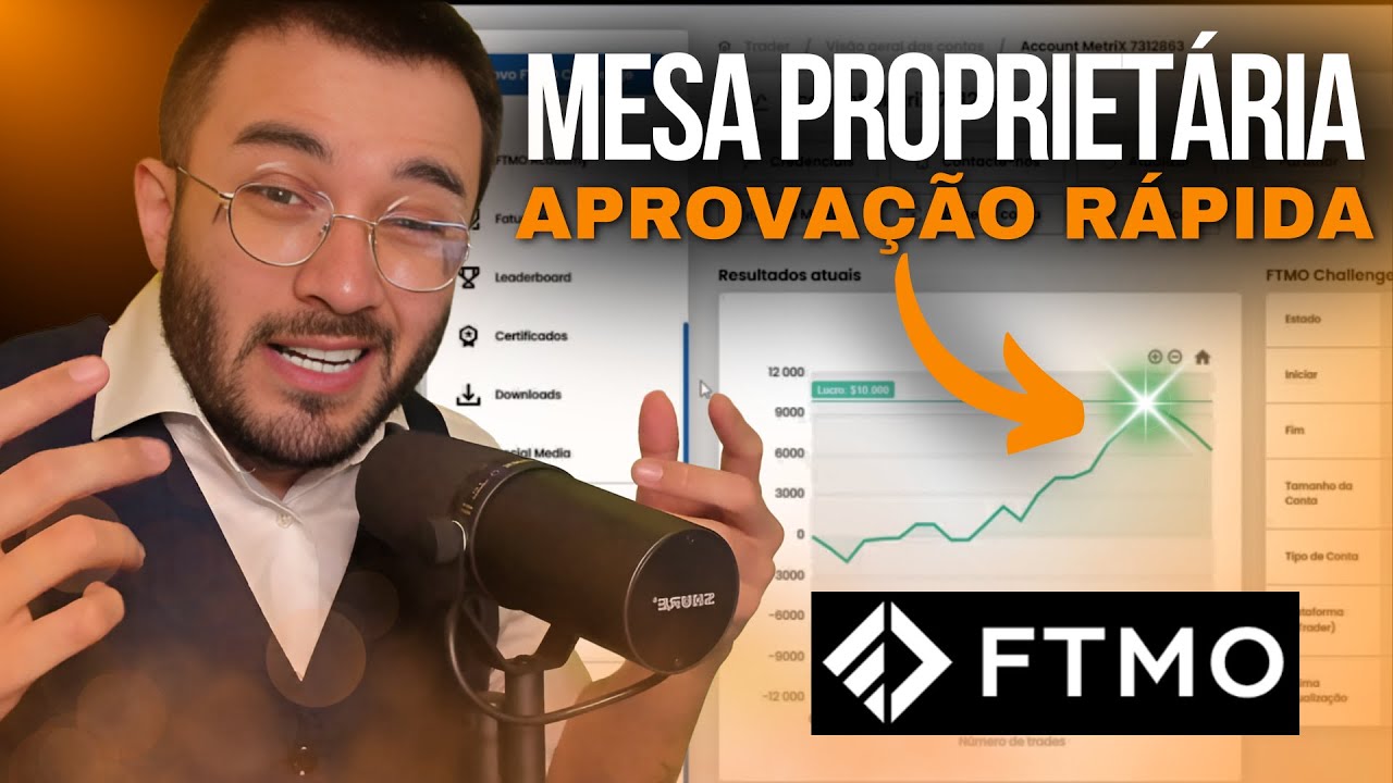 Dica para APROVAÇÃO RÁPIDA em Mesa Proprietária - FTMO DAYTRADE