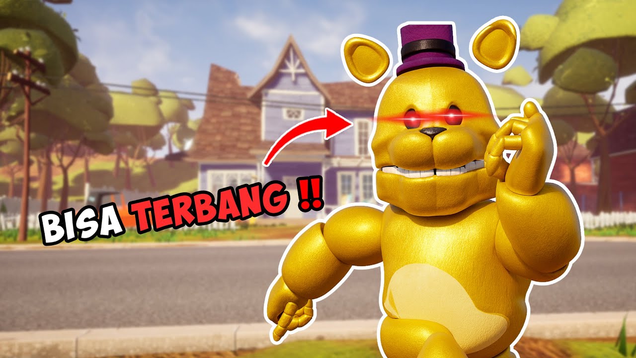 Gua TERJEBAK Dan Melarikan Diri Dari FREDBEAR di Hello Neighbor