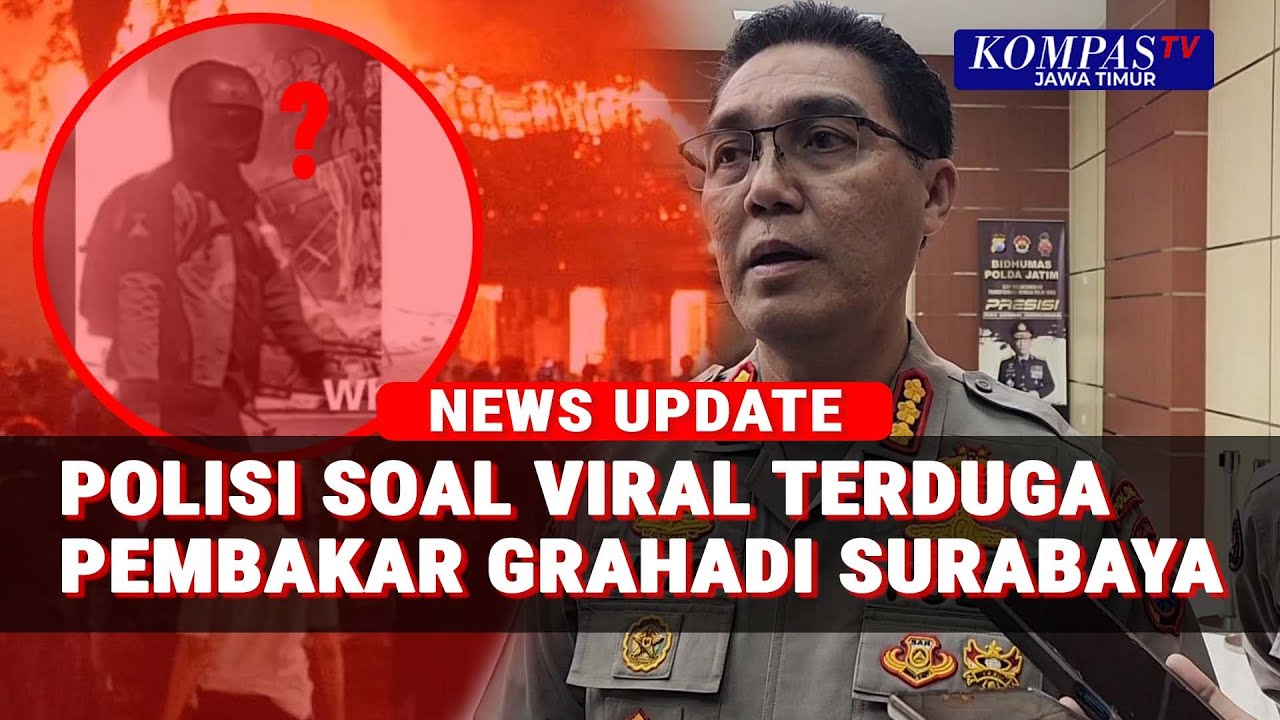 Viral Foto Terduga Pelaku Pembakaran Gedung Grahadi Surabaya, Polda Jatim: Kami Tindaklanjuti!