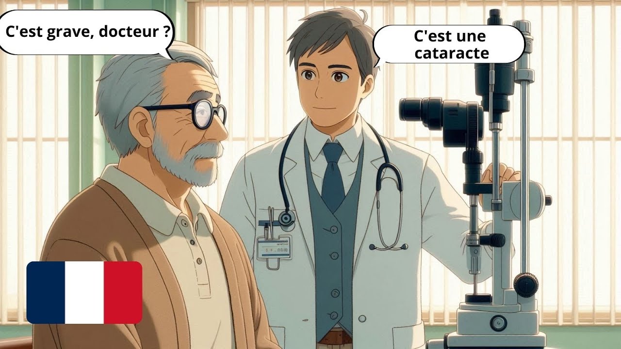 Learn French with Dialogues | At the Optician & Eye Doctor (A1-A2)